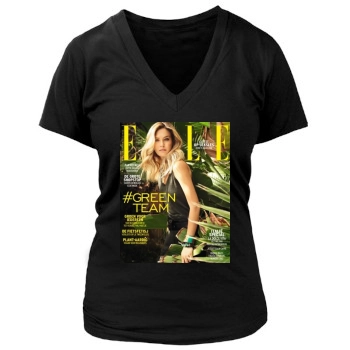 Bar Refaeli Women's Deep V-Neck TShirt