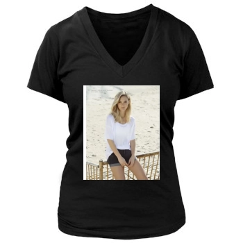 Bar Refaeli Women's Deep V-Neck TShirt