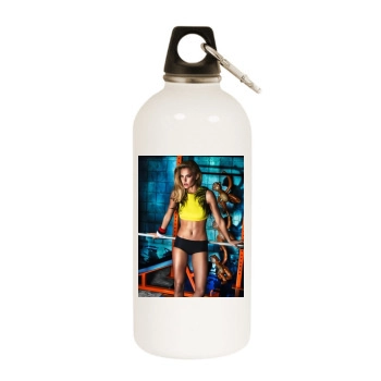 Bar Refaeli White Water Bottle With Carabiner