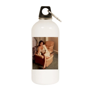 Jennifer Lopez White Water Bottle With Carabiner