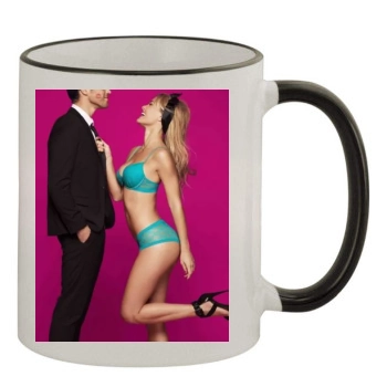 Bar Refaeli 11oz Colored Rim & Handle Mug