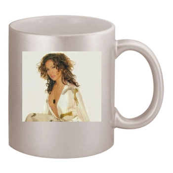 Jennifer Lopez 11oz Metallic Silver Mug