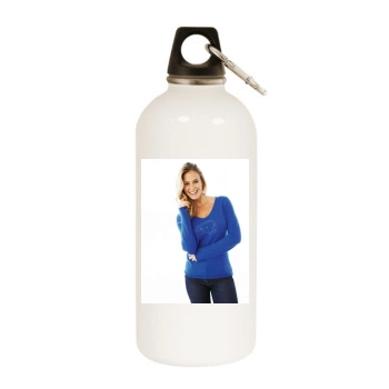 Bar Refaeli White Water Bottle With Carabiner