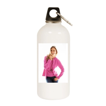 Bar Refaeli White Water Bottle With Carabiner