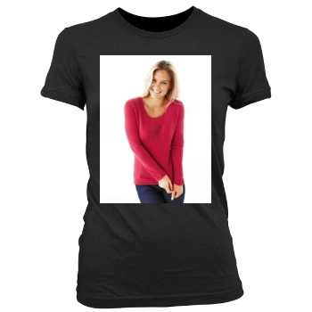 Bar Refaeli Women's Junior Cut Crewneck T-Shirt