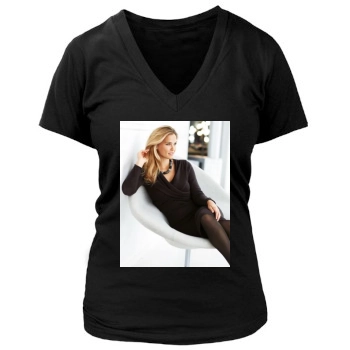 Bar Refaeli Women's Deep V-Neck TShirt