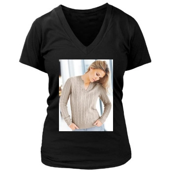 Bar Refaeli Women's Deep V-Neck TShirt