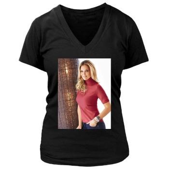 Bar Refaeli Women's Deep V-Neck TShirt