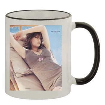 Bar Refaeli 11oz Colored Rim & Handle Mug