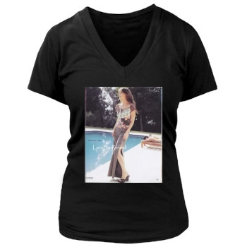 Bar Refaeli Women's Deep V-Neck TShirt