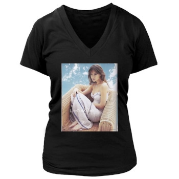 Bar Refaeli Women's Deep V-Neck TShirt