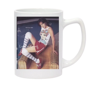 Bar Refaeli 14oz White Statesman Mug