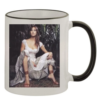 Bar Refaeli 11oz Colored Rim & Handle Mug