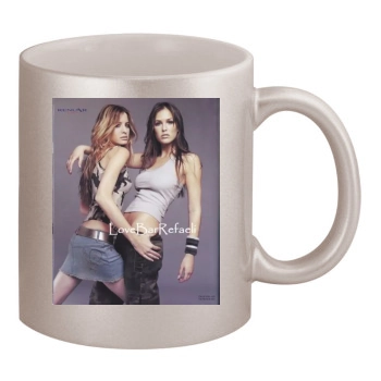 Bar Refaeli 11oz Metallic Silver Mug