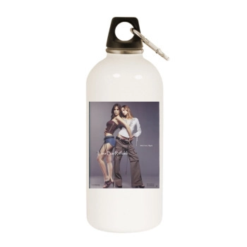 Bar Refaeli White Water Bottle With Carabiner