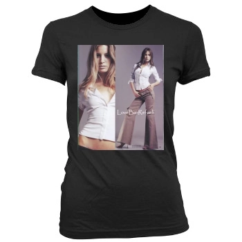 Bar Refaeli Women's Junior Cut Crewneck T-Shirt