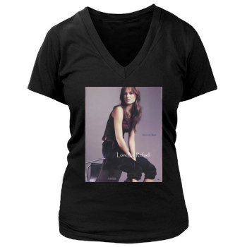 Bar Refaeli Women's Deep V-Neck TShirt