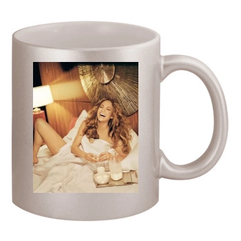 Jennifer Lopez 11oz Metallic Silver Mug