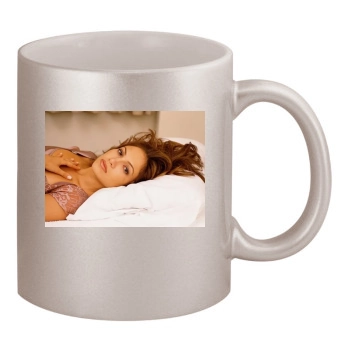 Jennifer Lopez 11oz Metallic Silver Mug