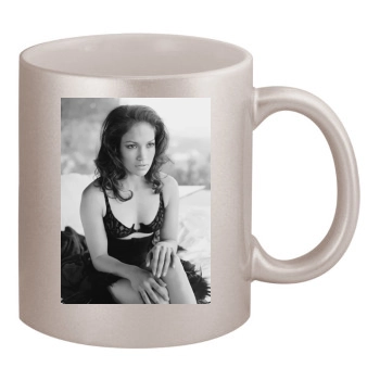 Jennifer Lopez 11oz Metallic Silver Mug