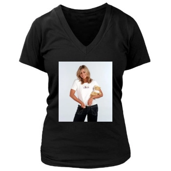 Billie Piper Women's Deep V-Neck TShirt