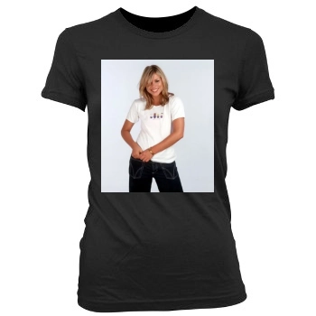 Billie Piper Women's Junior Cut Crewneck T-Shirt