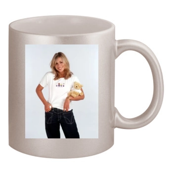 Billie Piper 11oz Metallic Silver Mug