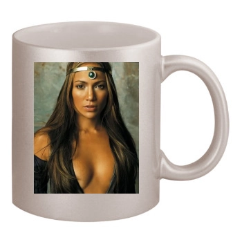 Jennifer Lopez 11oz Metallic Silver Mug