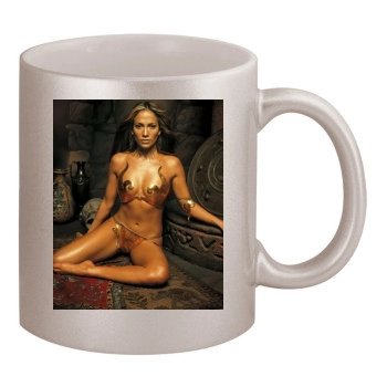 Jennifer Lopez 11oz Metallic Silver Mug