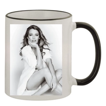 Blake Lively 11oz Colored Rim & Handle Mug