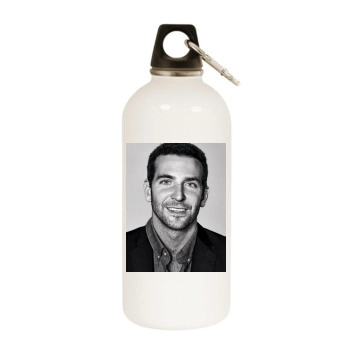 Bradley Cooper White Water Bottle With Carabiner