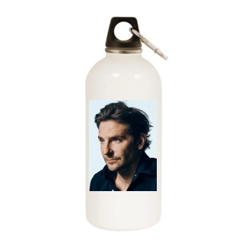 Bradley Cooper White Water Bottle With Carabiner