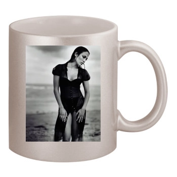 Jennifer Lopez 11oz Metallic Silver Mug