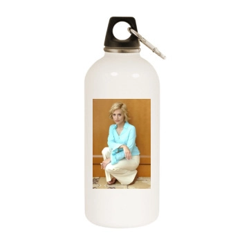 Brittany Murphy White Water Bottle With Carabiner