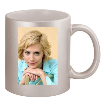 Brittany Murphy 11oz Metallic Silver Mug