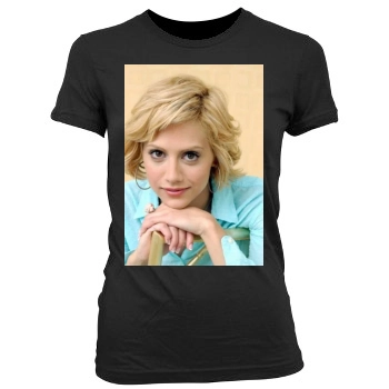 Brittany Murphy Women's Junior Cut Crewneck T-Shirt