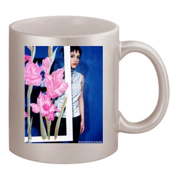 Brittany Murphy 11oz Metallic Silver Mug