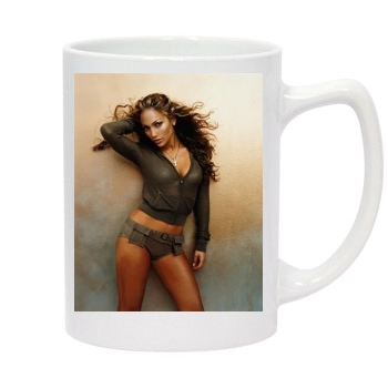 Jennifer Lopez 14oz White Statesman Mug