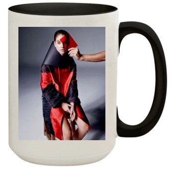 Barbara Palvin 15oz Colored Inner & Handle Mug