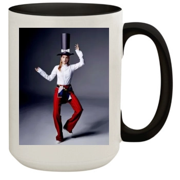 Barbara Palvin 15oz Colored Inner & Handle Mug