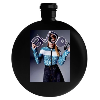 Barbara Palvin Round Flask