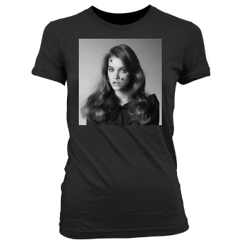 Barbara Palvin Women's Junior Cut Crewneck T-Shirt