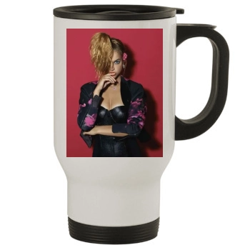 Barbara Palvin Stainless Steel Travel Mug