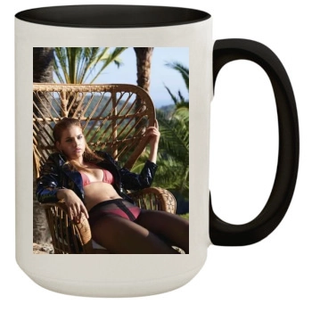 Barbara Palvin 15oz Colored Inner & Handle Mug