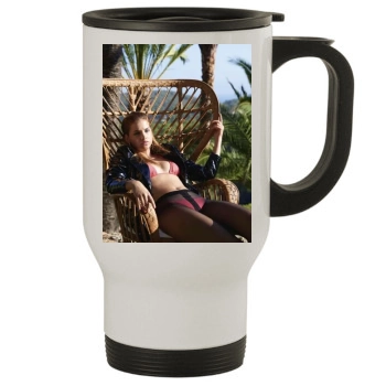 Barbara Palvin Stainless Steel Travel Mug