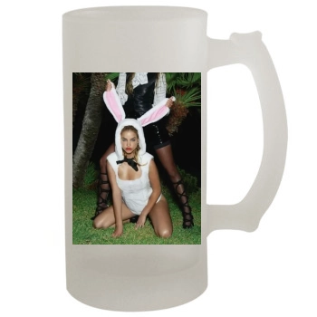 Barbara Palvin 16oz Frosted Beer Stein