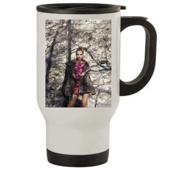 Barbara Palvin Stainless Steel Travel Mug