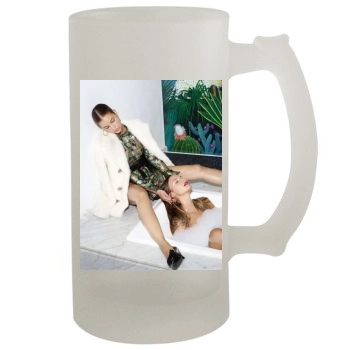 Barbara Palvin 16oz Frosted Beer Stein