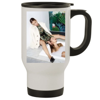 Barbara Palvin Stainless Steel Travel Mug