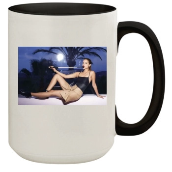 Barbara Palvin 15oz Colored Inner & Handle Mug